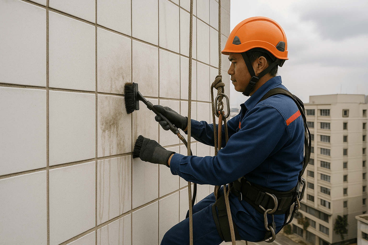 Pembersihan Keramik Gedung